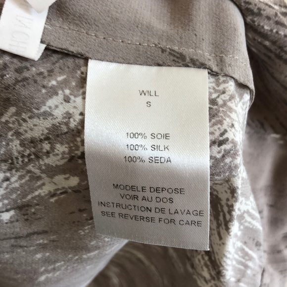 Lk NEW 💯 percent silk APRIL, MAY top size small - Picture 4 of 4